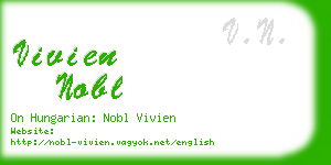 vivien nobl business card